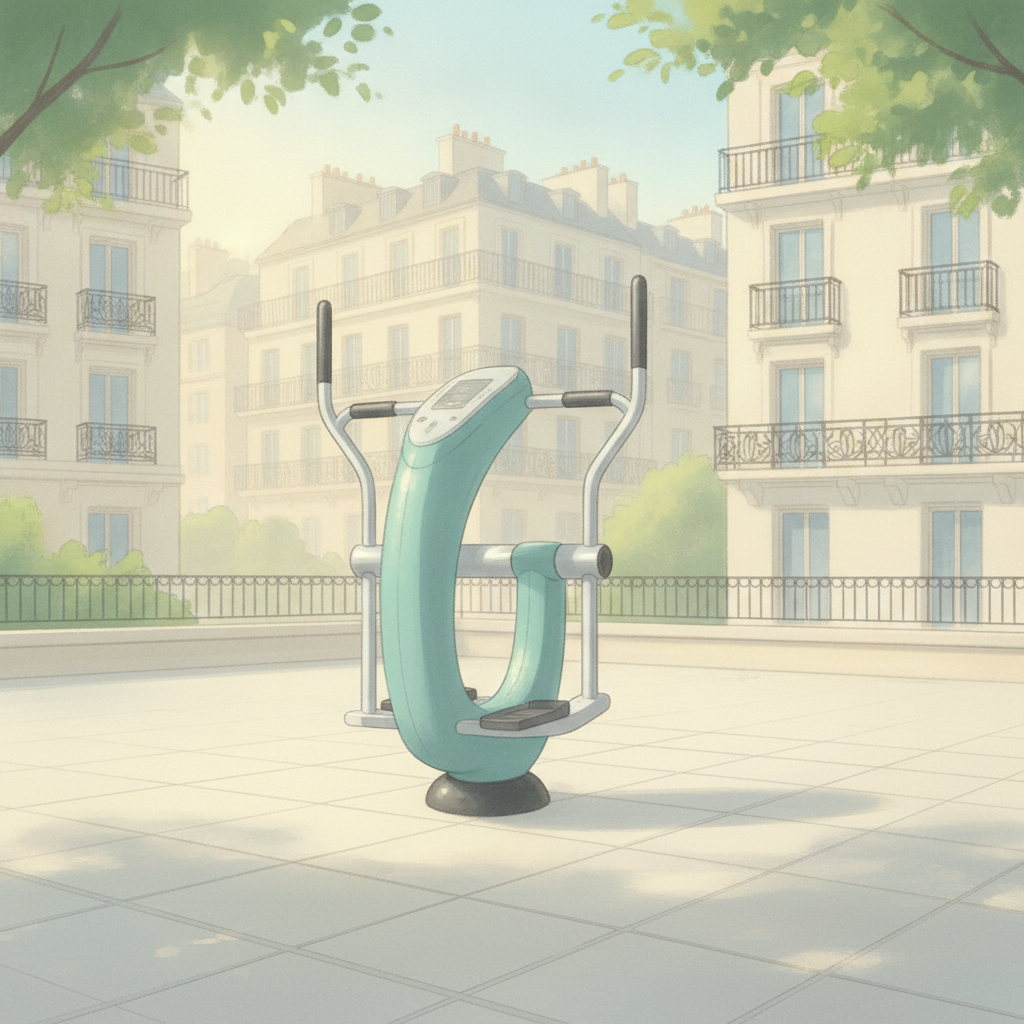 A New Outdoor Gym is Helping People in Paris Stay Healthy